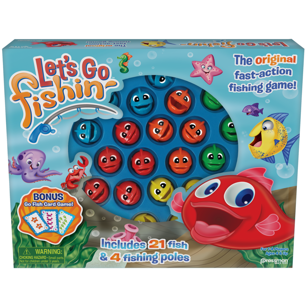 Let's Go Fishin' Combo Game (with bonus Go Fish card game) - Goliath