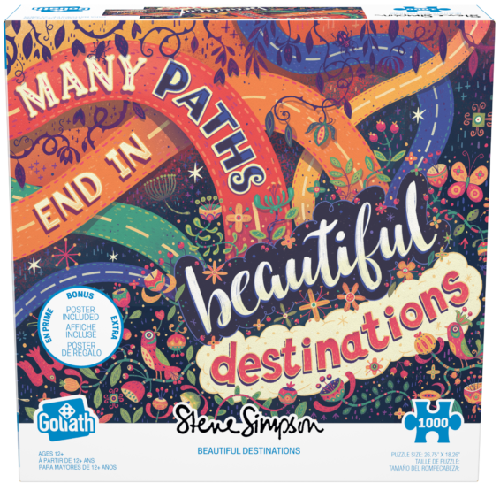 Steve Simpson Beautiful Destinations 1000pc Puzzle