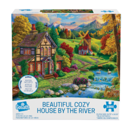 Image World Beautiful Cozy House by the River 1000pc Puzzle