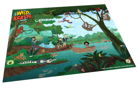 Wild Kratts Seek and Find 100pc Puzzle