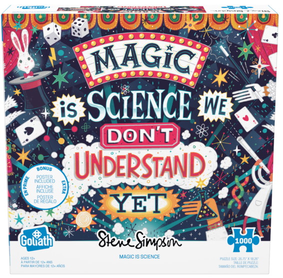 Steve Simpson Magic is Science 1000pc Puzzle
