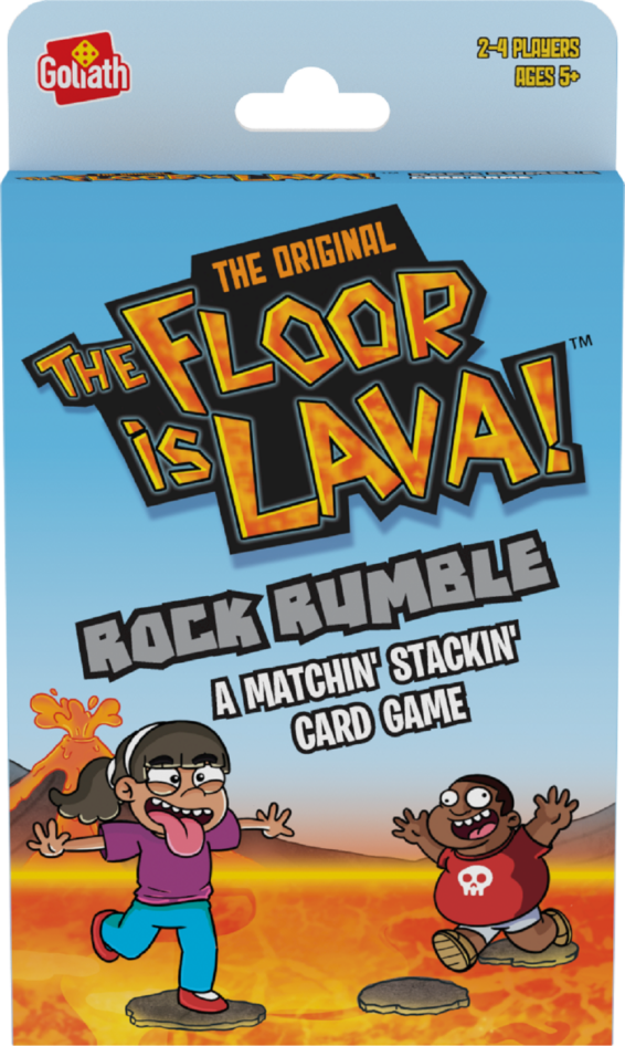 The Floor is Lava Rock Rumble Card Game