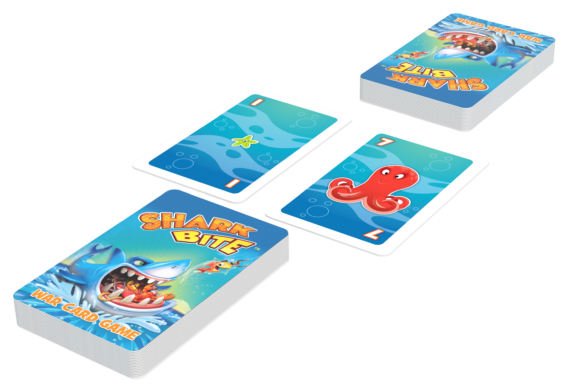 Shark Bite War Card Game