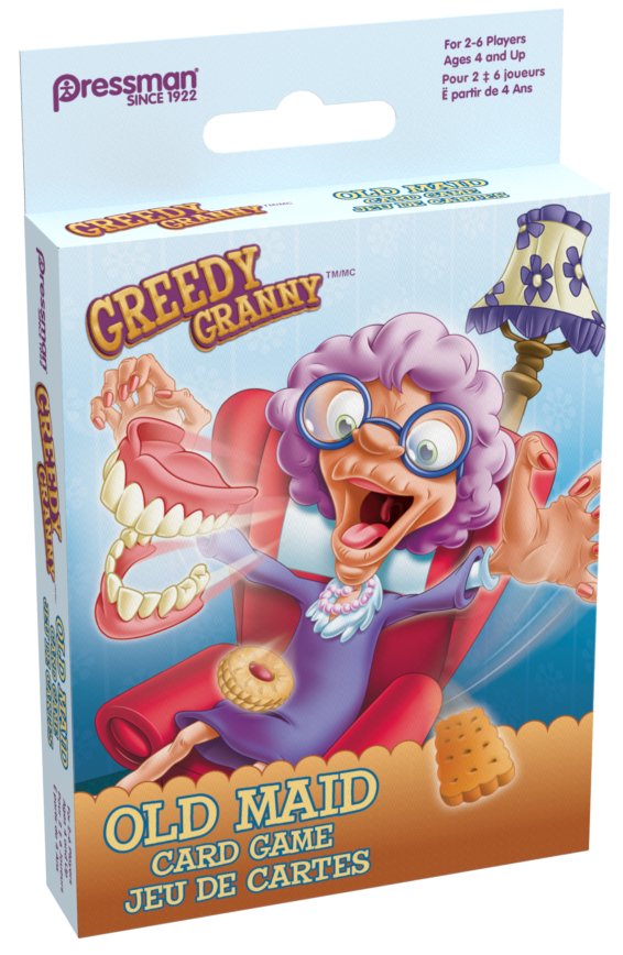 Greedy Granny Old Maid Card Game - Bilingual