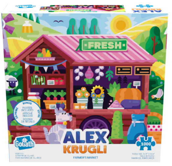 Alex Krugli - Farmer's Market 1000pc Puzzle