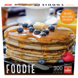 Foodie Puzzles: Blueberry and Raspberry Pancakes