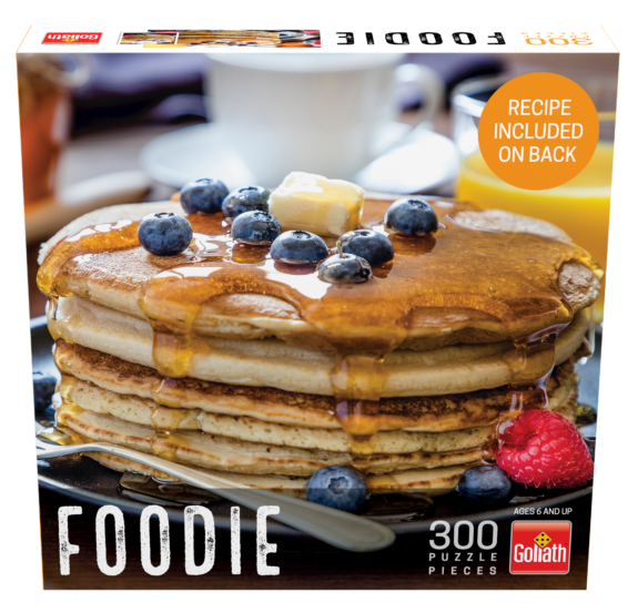 Foodie Puzzles: Blueberry and Raspberry Pancakes
