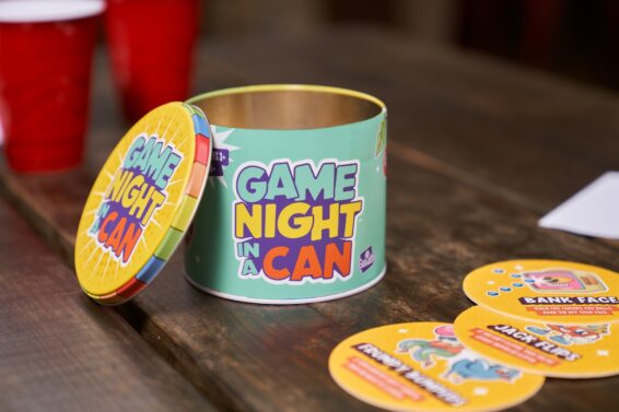 Game Night in a Can Gravity Feeder