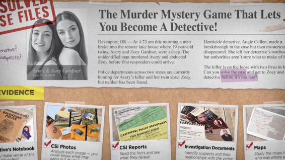 Unsolved Case Files: Avery and Zoey Gardner