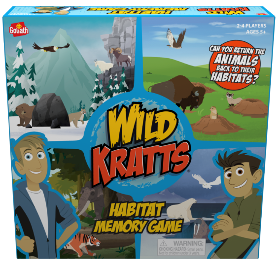 Wild Kratts Habitat Memory Game
