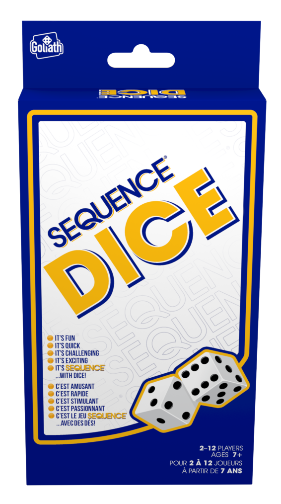Sequence Dice Peggable - Bilingual