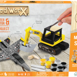 Wood WorX 2-in-1 Jet Fighter Project & Excavator Project