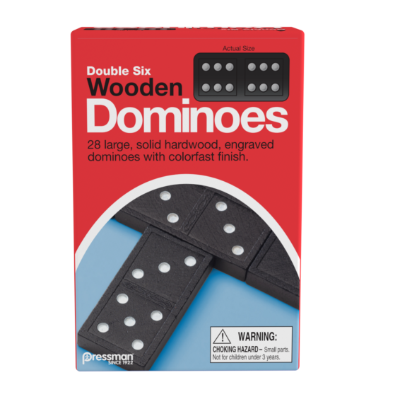 Dominoes: Double Six Wooden Dominoes
