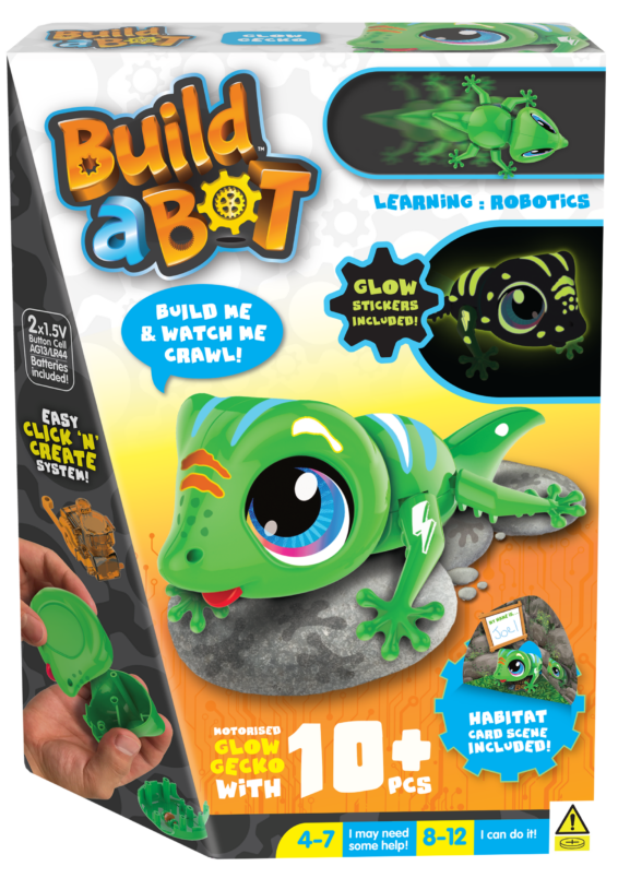 Build a Bot Glow Mini Gecko