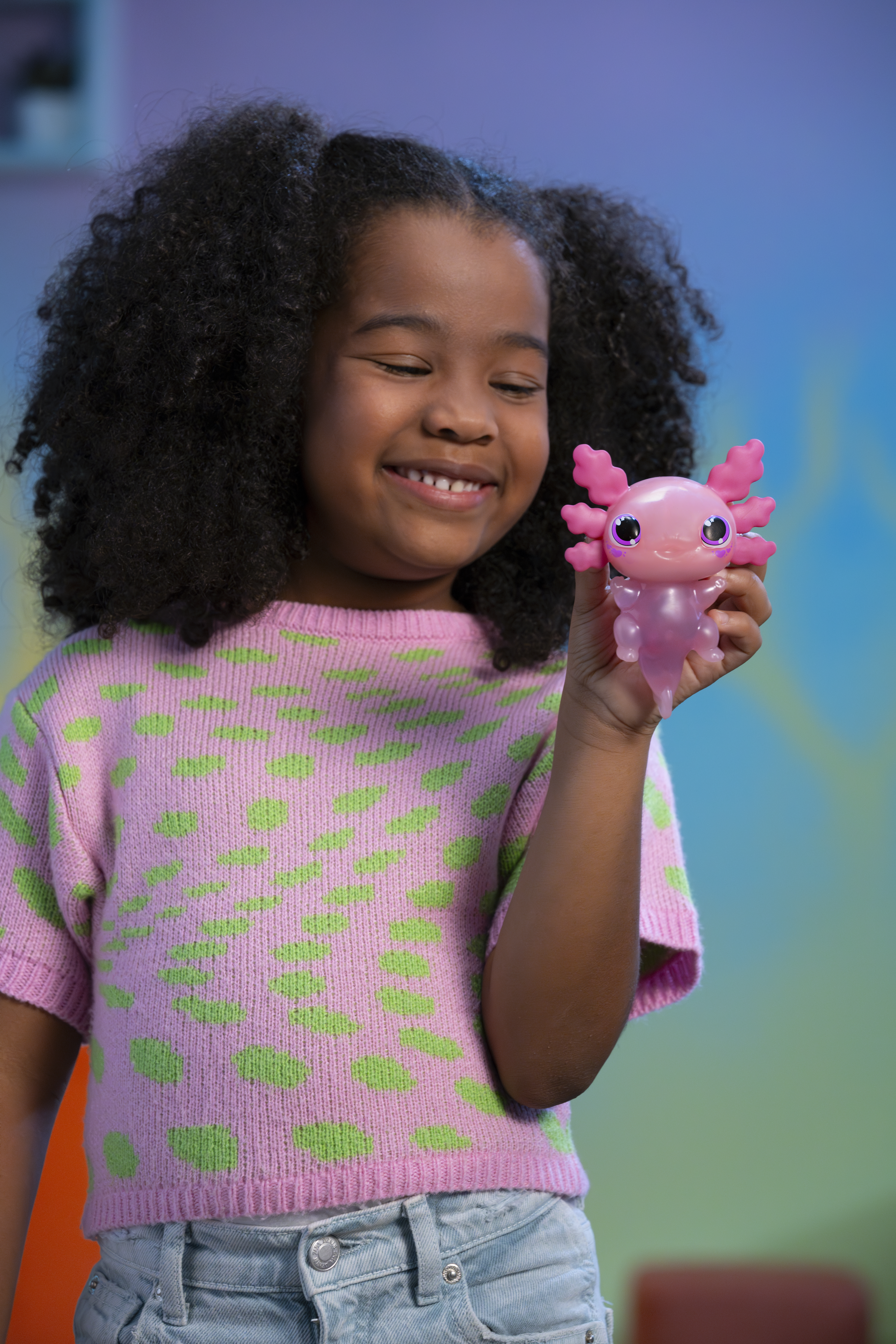 Animagic Let's Glo Axolotl Pink