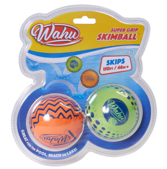 Wahu Super Grip Skimball 2-Pack Green/Orange