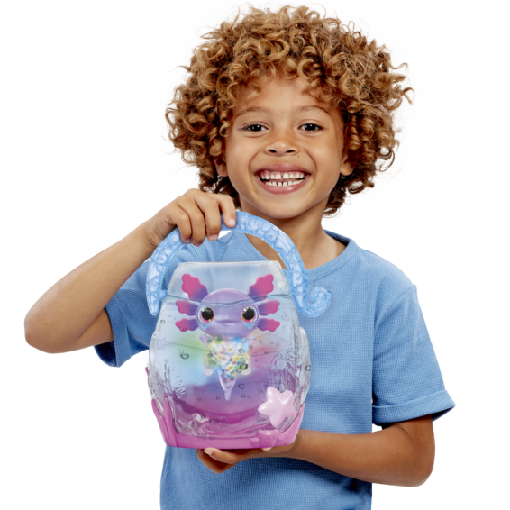 Animagic Let's Glo Axolotl Bubble Reef