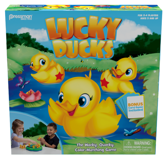 Lucky Ducks w/ Pop the Pig Make-A-Match Card Game