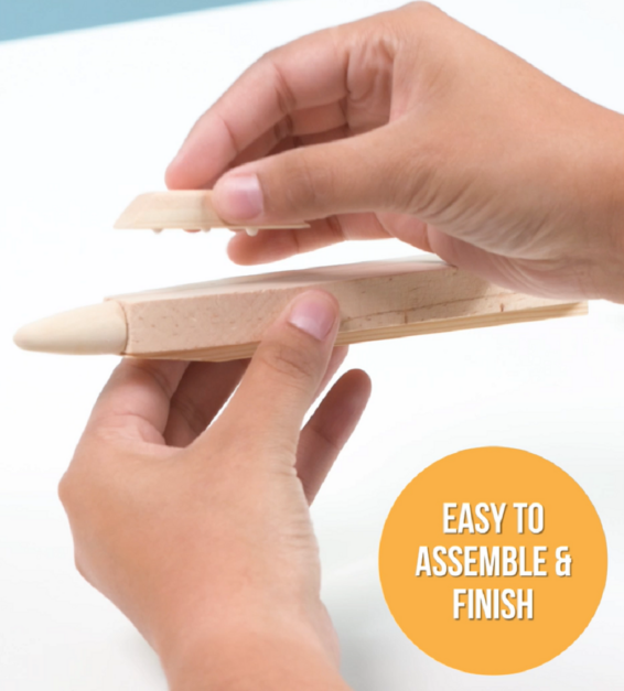 Wood WorX 2-in-1 Jet Fighter Project & Excavator Project