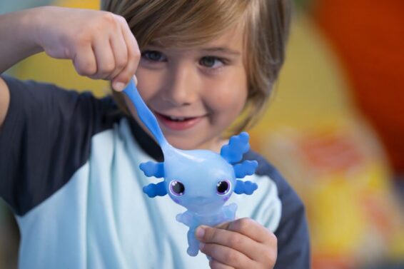 Animagic Let's Glo Axolotl Blue