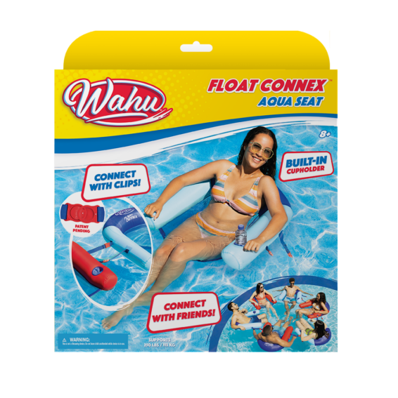 Wahu Float Connex Aqua Seat - Blue/Light Blue