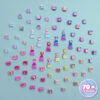 Image of the full Clickeez Collection with the text '70+ To Collect'